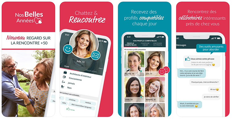 application mobile iphone nos belles années